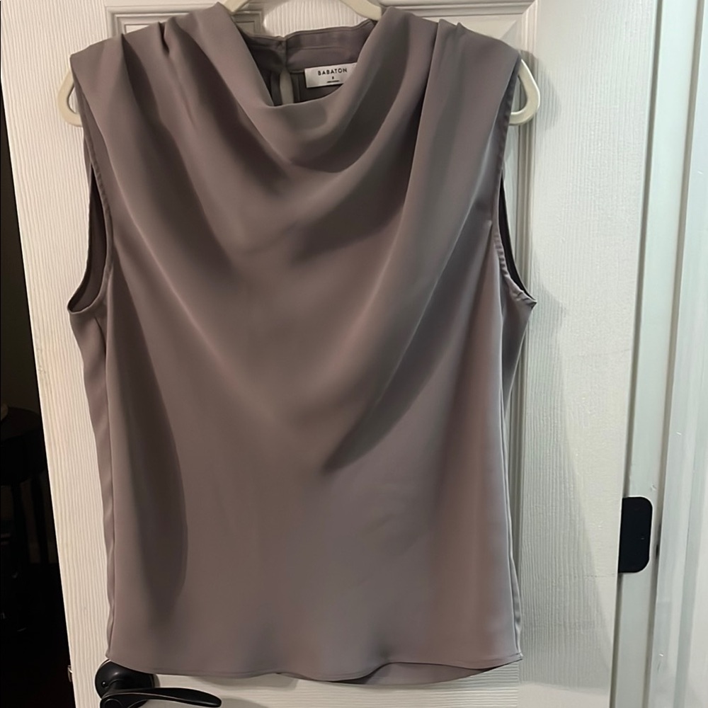 Babaton Dressy Gray Tank Top